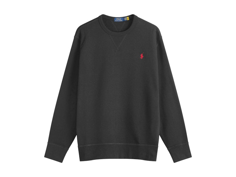 Polo Ralph Lauren Vintage Fleece Crew Sweat Polo Black