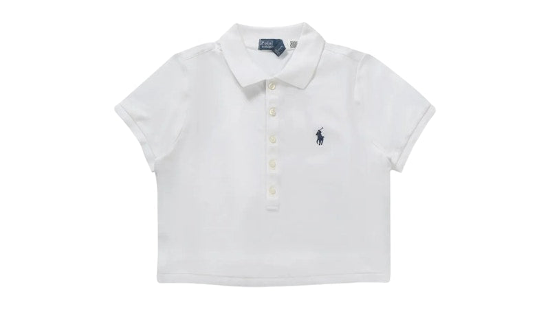 Polo Ralph Lauren Women's Collard Polo Shirt White