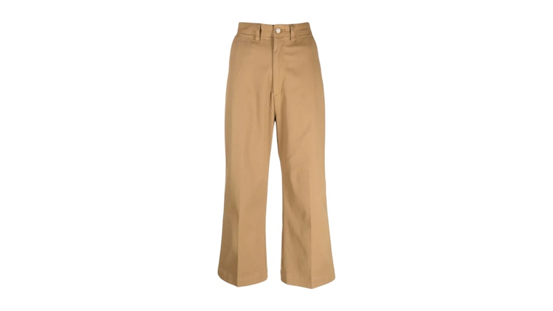 Polo Ralph Lauren Women's High Waisted Cropped Pant Montana Khaki