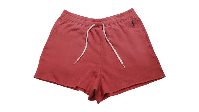Polo Ralph Lauren Women's Island Flc-Knit Standard Shorts Adirondack Berry