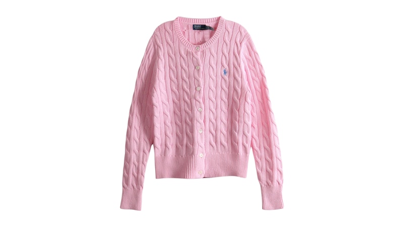 Polo Ralph Lauren Women's L/S Cardigan Carmel Pink