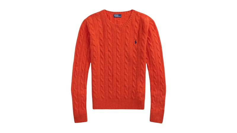 Polo Ralph Lauren Women's L/S Pullover Alloy Orange