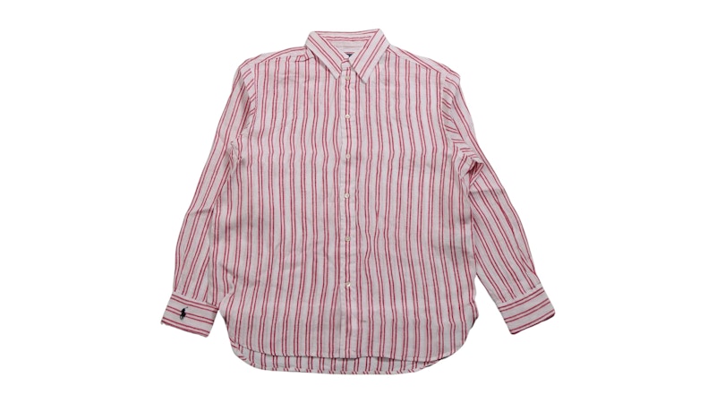 Polo Ralph Lauren Women's Oversize Fit Striped Linen Shirt Multi