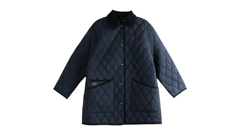 Polo Ralph Lauren Women's Poly Woven II Coat Navy