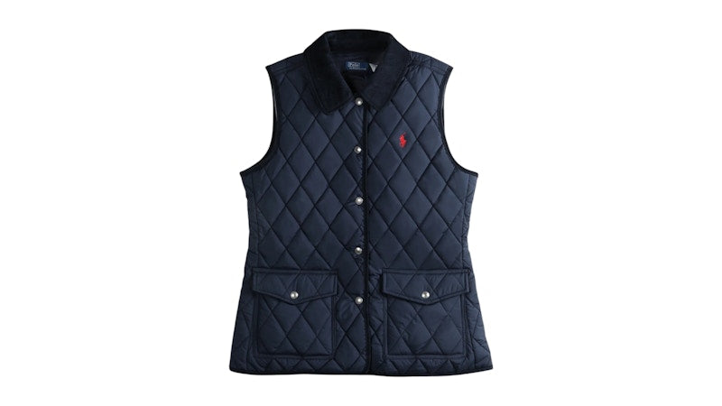 Polo Ralph Lauren Women's Poly Woven Vest Navy