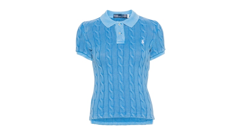 Polo Ralph Lauren Women's Short Sleeve Polo Shirt Colby Blue