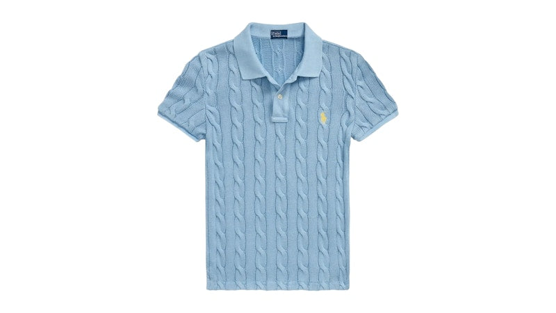 Polo Ralph Lauren Women's Short Sleeve Polo Shirt Powder Blue
