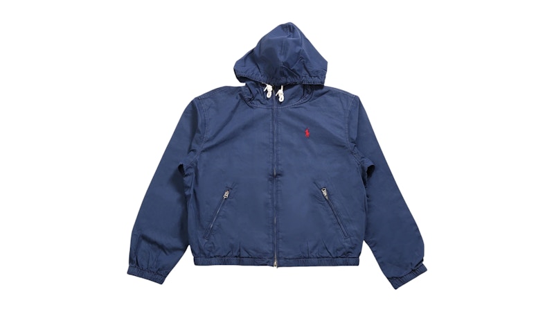 Polo Ralph Lauren Women's Twill Hooded Jacket Navy