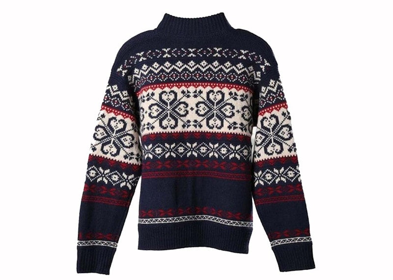 Polo Ralph Lauren Wool Blend Cardigan Navy Combo