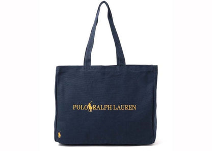 Polo Ralph Lauren for Beams Gold Logo Tote Navy