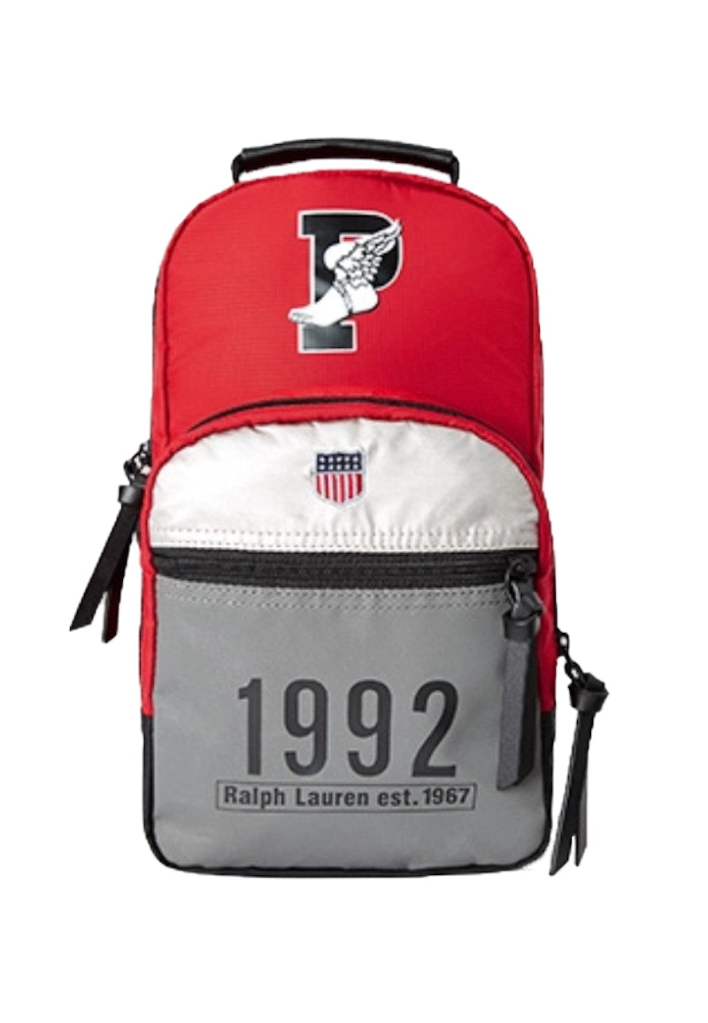 Polo Ralph Lauren Winter Stadium Crossbody Bag Red/Black