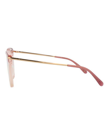 Pomellato Cat Eye-Frame Acetate Optical Frames Burgundy Gold Transparent (PM0095O-30010197-004)