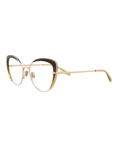 Pomellato Cat Eye-Frame Metal Optical Frames Gold Gold Transparent (PM0125O-30014246-003)