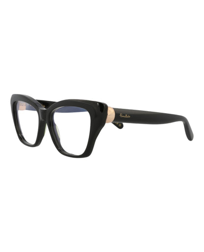 Pomellato Cat Eye-Frame Recycled Acetate Optical Frames Black Black Transparent (PM0120O-30014238-001)
