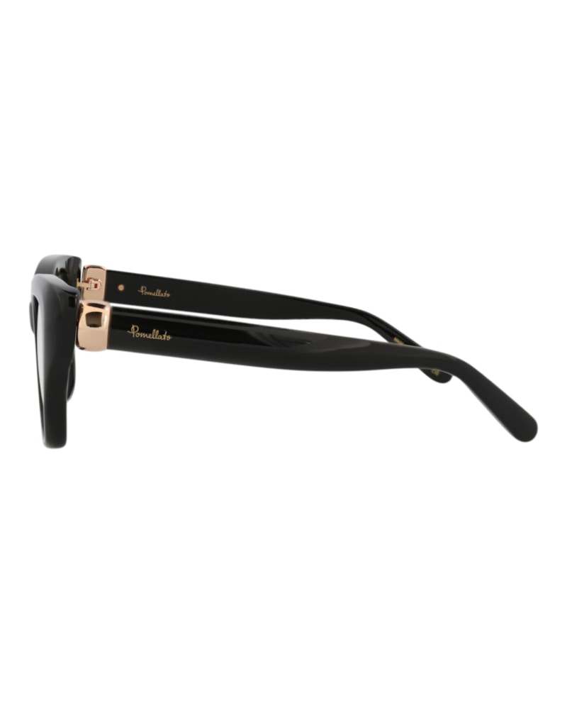 Pomellato Cat Eye-Frame Recycled Acetate Optical Frames Black Black Transparent (PM0120O-30014238-001)