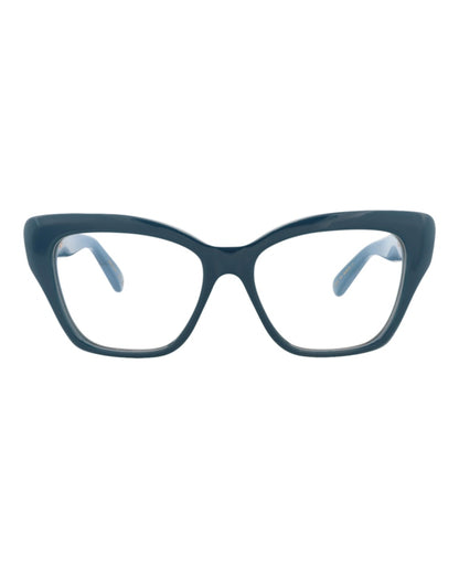 Pomellato Cat Eye-Frame Recycled Acetate Optical Frames Blue Blue Transparent (PM0120O-30014238-004)