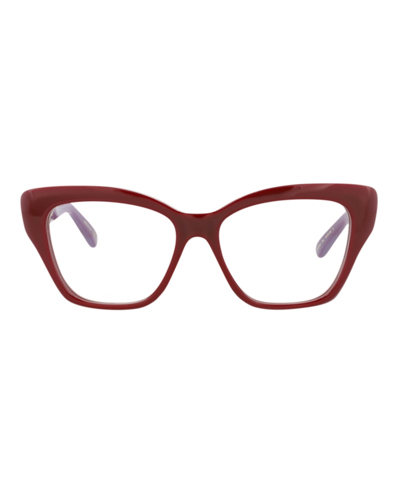 Pomellato Cat Eye-Frame Recycled Acetate Optical Frames Burgundy Burgundy Transparent (PM0120O-30014238-003)