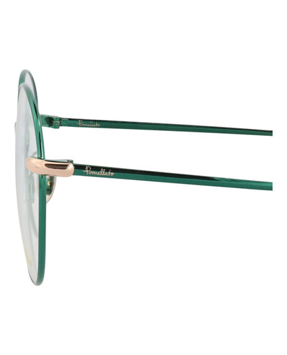 Pomellato Round-Frame Metal Optical Frames Blue Blue Transparent (PM0109O-30012020-003)