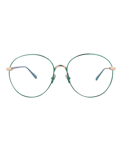 Pomellato Round-Frame Metal Optical Frames Blue Blue Transparent (PM0109O-30012020-003)