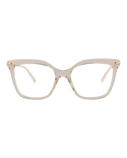 Pomellato Square-Frame Acetate Optical Frames Beige Gold Transparent (PM0094O-30010194-004)