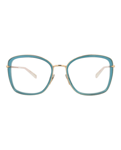 Pomellato Square-Frame Acetate Optical Frames Blue Gold Transparent (PM0085O-30008668-001)