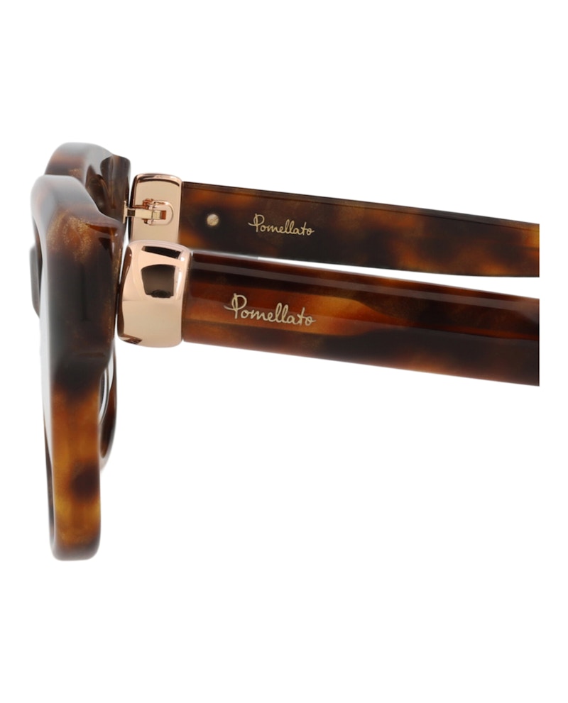 Pomellato Square-Frame Acetate Optical Frames Havana Havana Transparent (PM0121O-30014239-002)