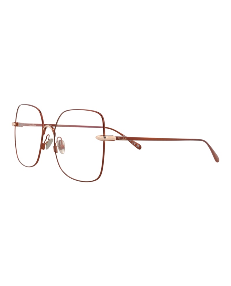 Pomellato Square-Frame Metal Optical Frames Brown Brown (PM0108O-30012013-003)
