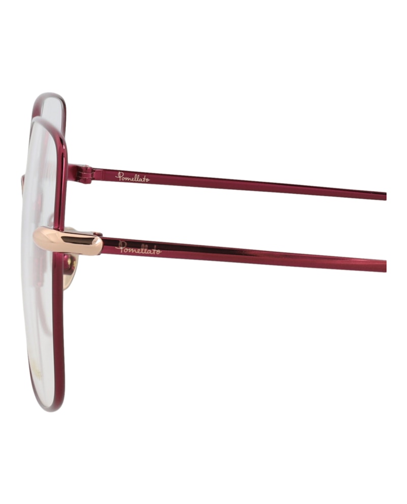 Pomellato Square-Frame Metal Optical Frames Violet Violet Transparent (PM0108O-30012013-002)