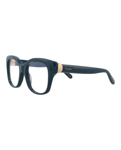 Pomellato Square-Frame Recycled Acetate Optical Frames Blue Blue Transparent (PM0121O-30014239-004)