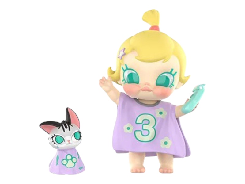 Pop Mart Baby Molly & Baby Tabby Series I Am Your Barber Figure