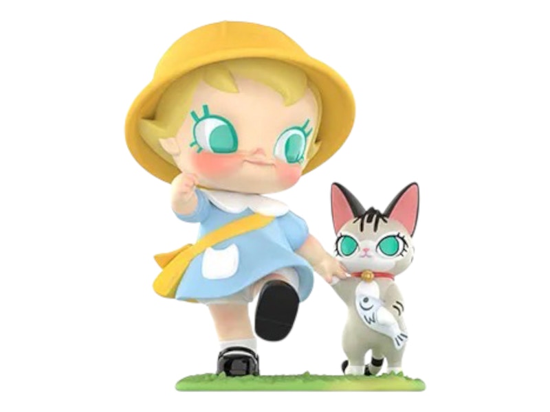 Pop Mart Baby Molly & Baby Tabby Series Together to the Kindergarten Figure