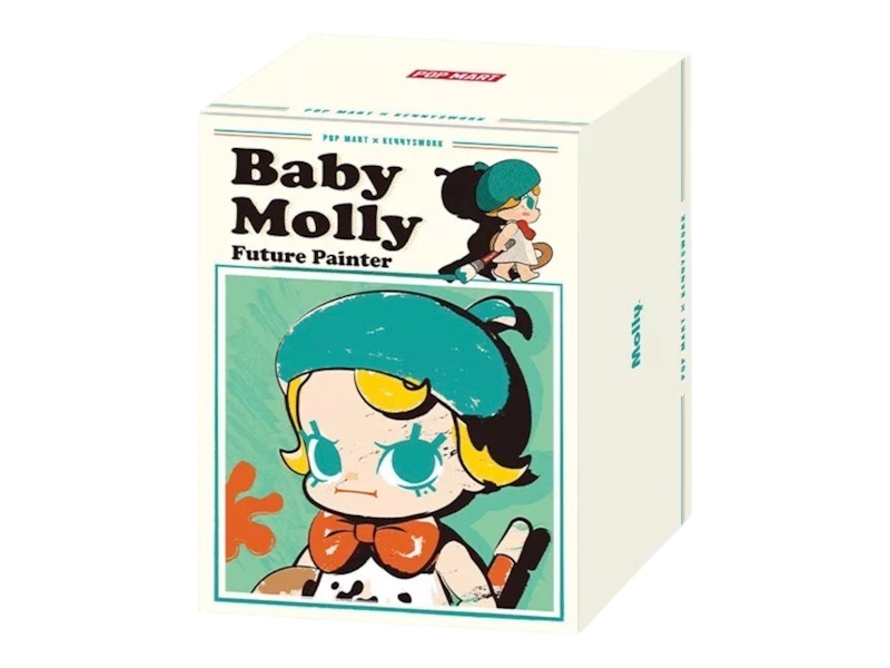 Pop Mart Baby Molly Future Painter Figurine Single Blind Box