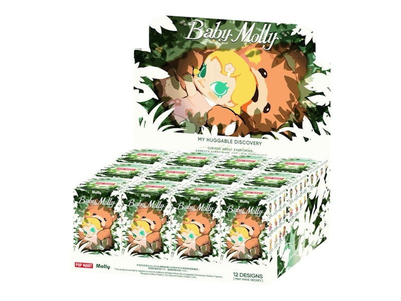 Pop Mart Baby Molly My Huggable Discovery Series Figures Sealed Case (12 Blind Box)