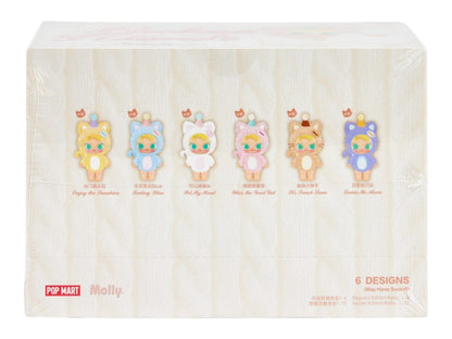 Pop Mart Baby Molly Pocket Friends Series Vinyl Plush Pendant Sealed Case (6 Blind Box)