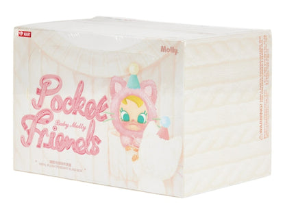 Pop Mart Baby Molly Pocket Friends Series Vinyl Plush Pendant Sealed Case (6 Blind Box)