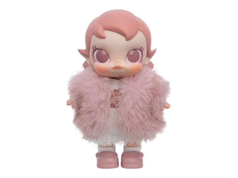 Pop Mart Baby Molly Winter Fit Check Series Cute Rosy Cheek Vinyl Plush Pendant