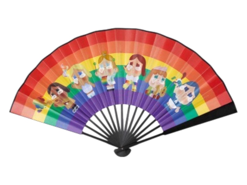 Pop Mart CRYBABY CHEER UP, BABY! Series Folding Fan