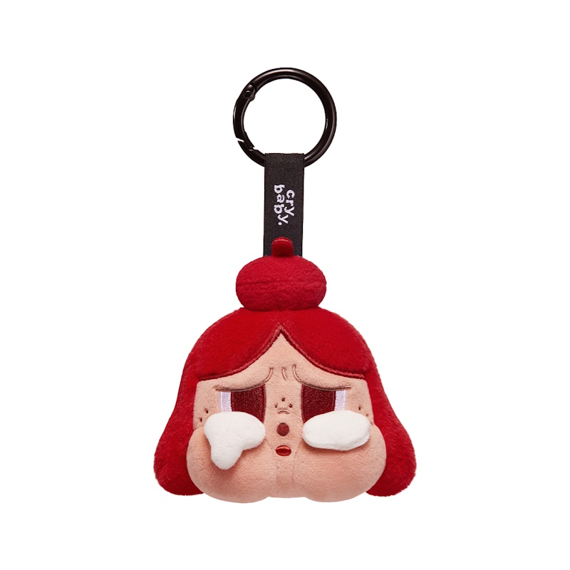Pop Mart CRYBABY CHEER UP, BABY! Series Plush Pendant Red