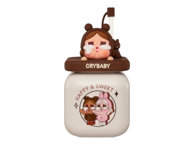Pop Mart CRYBABY Crying Again Series Straw Cup