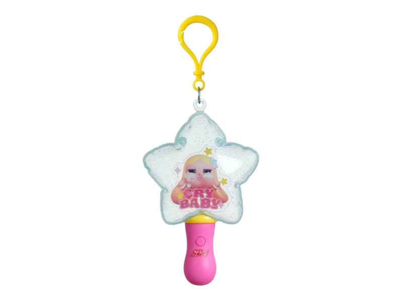 Pop Mart CRYBABY SHINY SHINY Series Shiny Singer Luminous Pendant