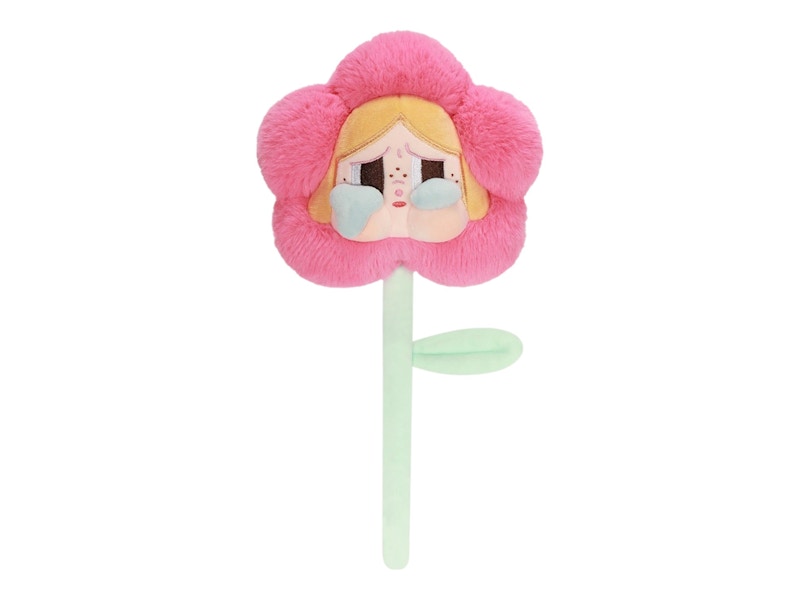 Pop Mart CRYBABY Sad Club Series Rouge Pink Plush Flower