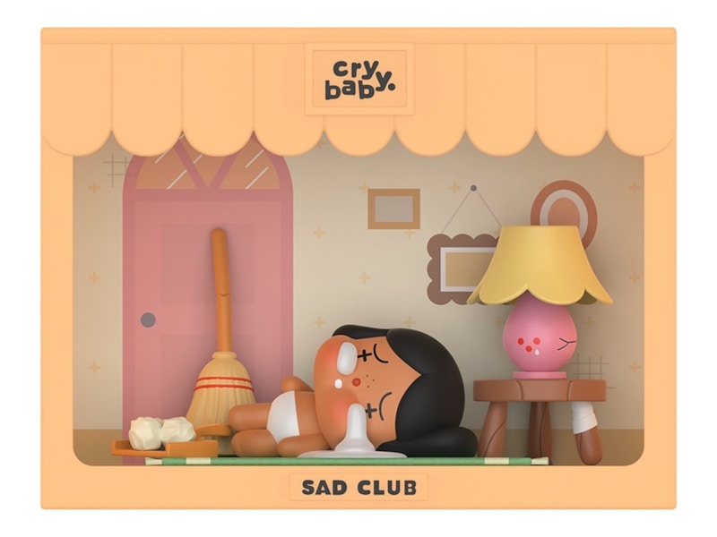 Pop Mart CRYBABY Sad Club Series Scene Sets Devastated Figure Set