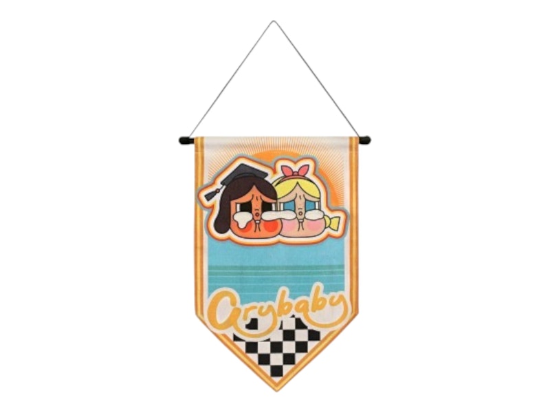 Pop Mart CRYBABY Sunset Concert Series Badge Flag