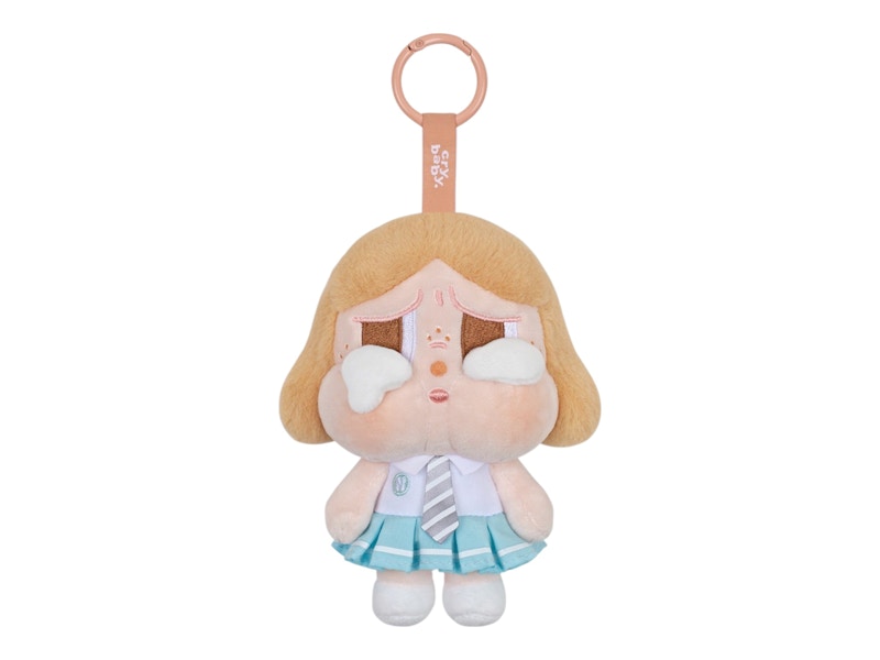 Pop Mart CRYBABY Sunset Concert Series Beige Blue Plush Pendant
