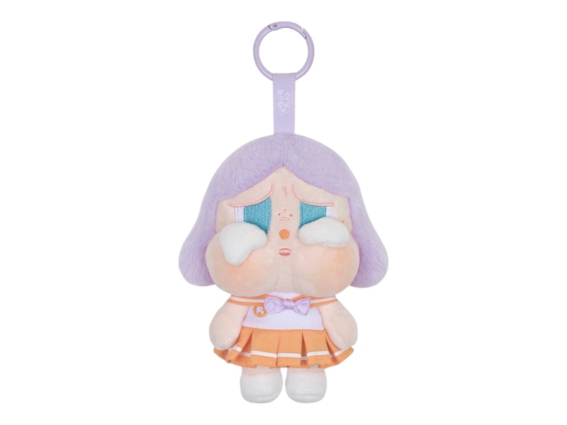 Pop Mart CRYBABY Sunset Concert Series Bright Orange Plush Pendant