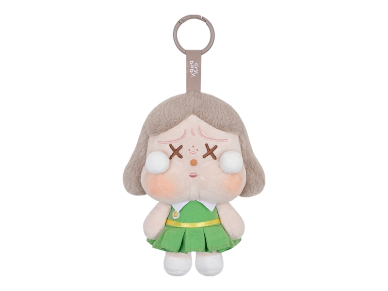 Pop Mart CRYBABY Sunset Concert Series Dim Green Plush Pendant