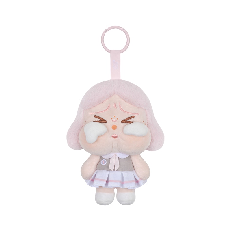 Pop Mart CRYBABY Sunset Concert Series Plush Pendant Pink Grey