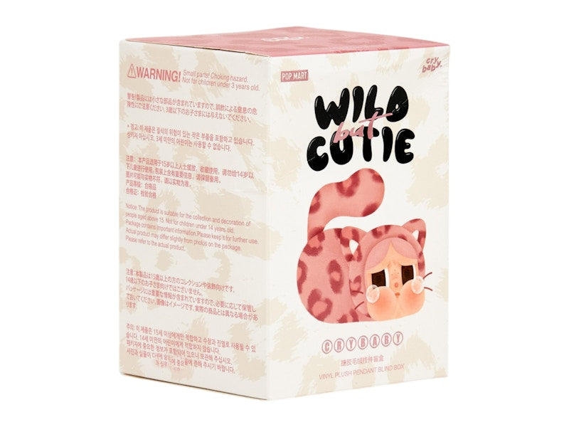 Pop Mart CRYBABY Wild but Cutie Series Vinyl Plush Pendant Single Blind Box