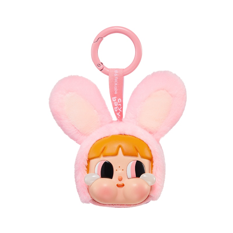 Pop Mart CRYBABY x Powerpuff Girls Series Bunny Blossom Vinyl Face Plush