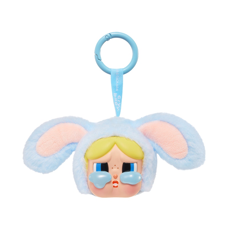Pop Mart CRYBABY x Powerpuff Girls Series Bunny Bubbles Vinyl Face Plush